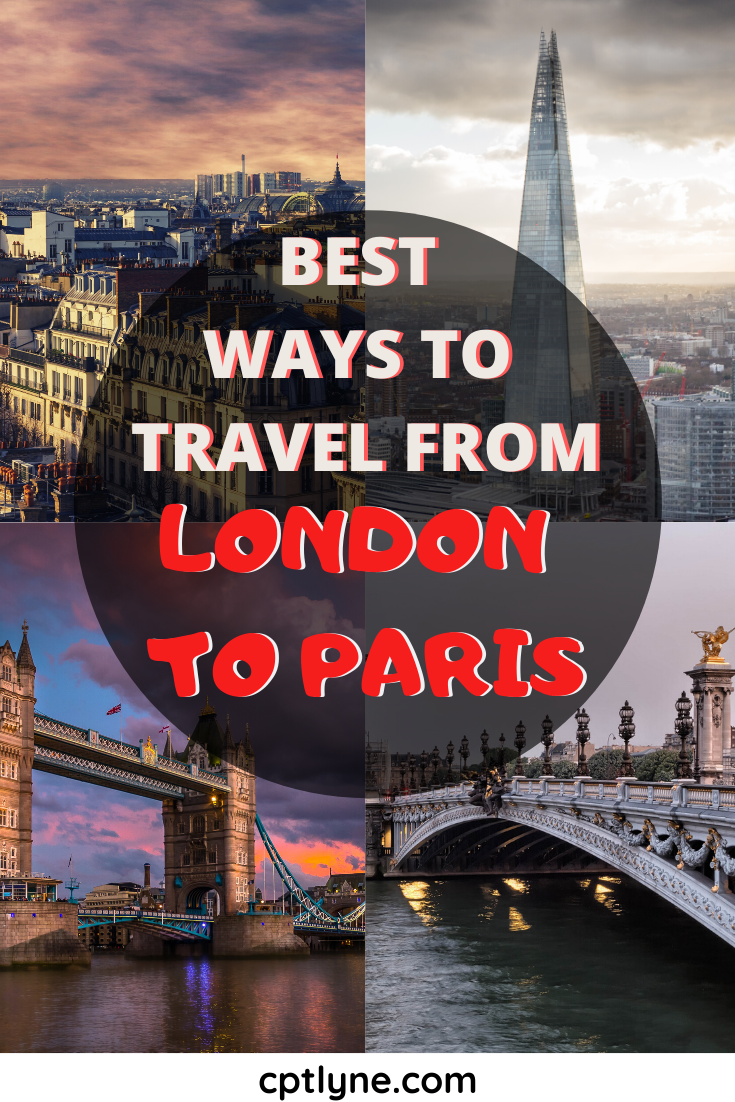 Are you planning to visit London or Paris soon? Then find out the best ways to travel from one to another to plan a smooth trip and explore the quaint parisians or british streets! You're only one step away from the Eiffel Tower or Big Ben! #traveltips #travelguide #travelingtips #travelhacks #london #paris #europedestinations"