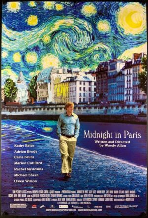 10 Movies To Watch Before Visiting Paris: Midnight in Paris Poster